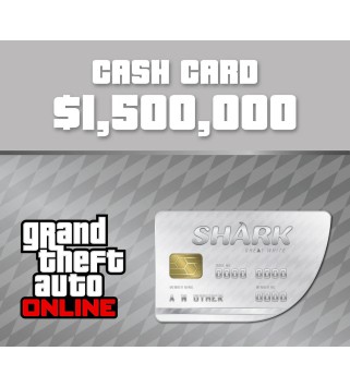 Grand Theft Auto Online - $1,500,000 Great White Shark Cash Card PC Activation Code Rockstar Games Key EUROPE